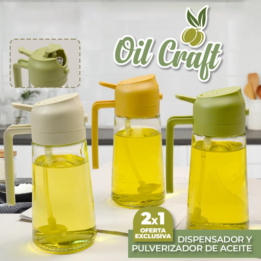OilCraft™ - Dispensador y pulverizador de aceite | Oferta Exclusiva 2x1