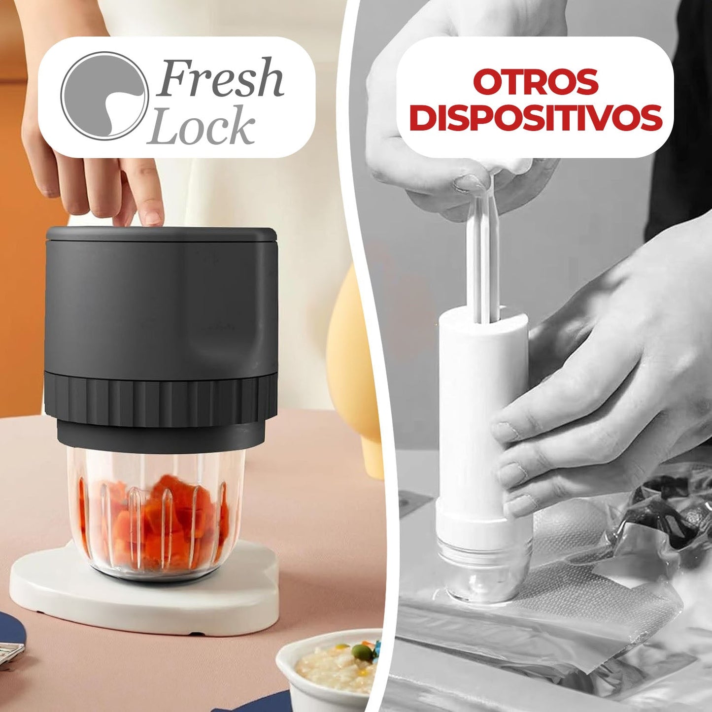 FreshLock™ - Dispositivo de Conservación al Vacío