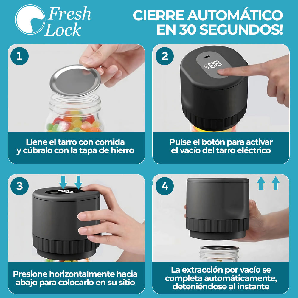 FreshLock™ - Dispositivo de sellado al vacío