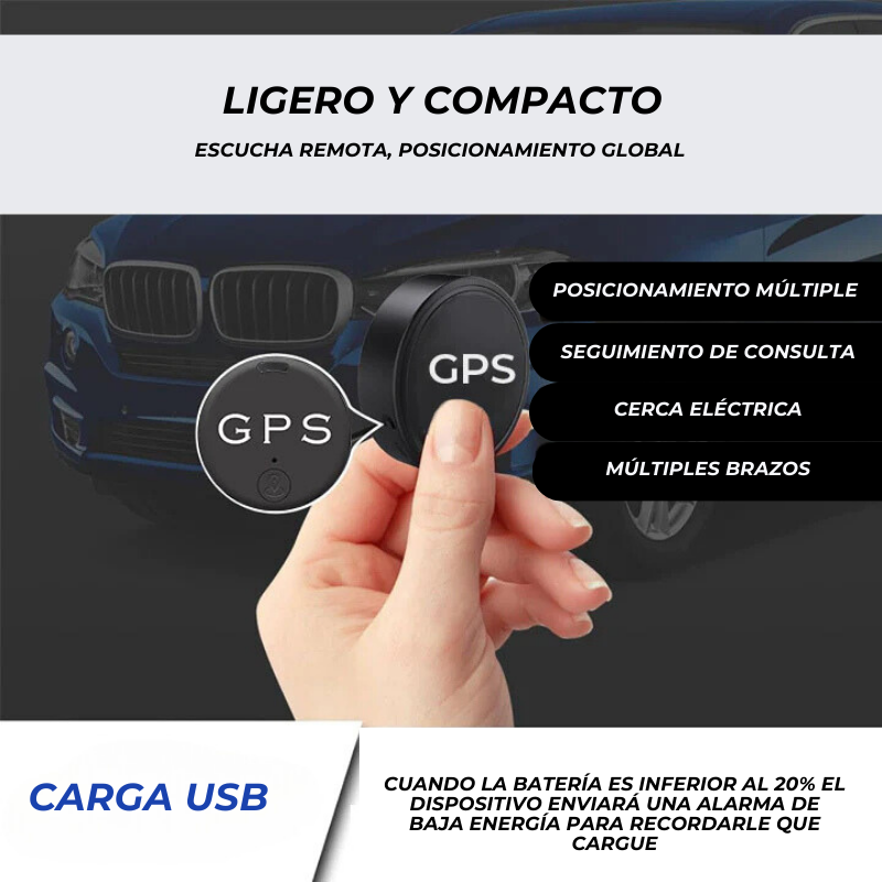 TrackIt™ - Mini rastreador GPS magnético