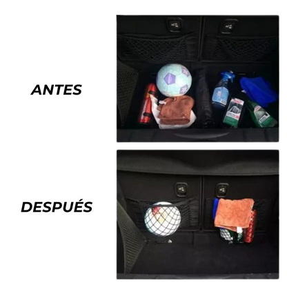 TidyRide™ - Organizador con malla elástica  para maletera de autos