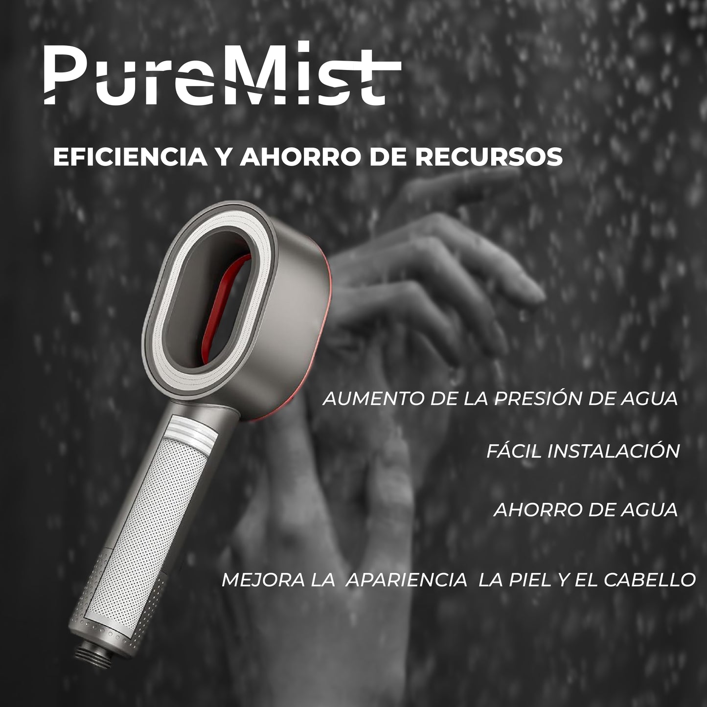 PureMist™ - Cabezal de ducha anti-impurezas