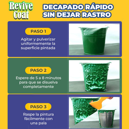 ReviveCoat™ - Removedor de pintura en spray