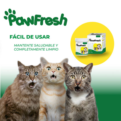PawFresh™ - Polvo para limpieza dental de mascotas