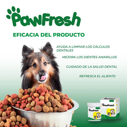 PawFresh™ - Polvo para limpieza dental de mascotas