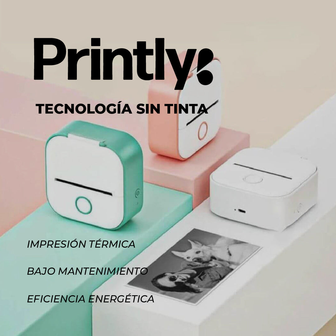 Printly™ - Impresora térmica portátil
