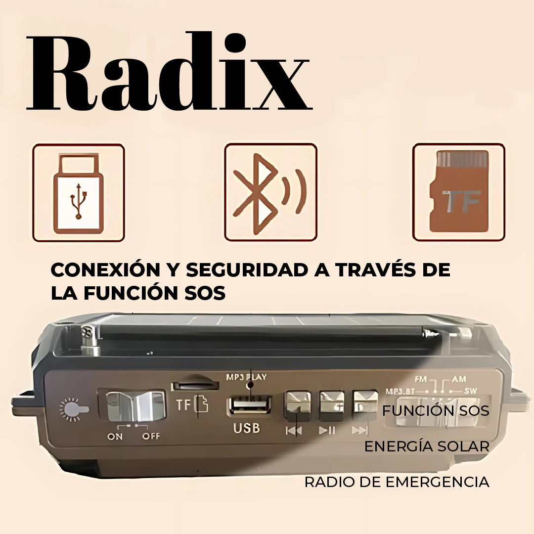 Radix™ - Radio de emergencia