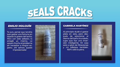 SealsCracks™ - Spray sellante para filtraciones de agua ¡Lleva 2 y paga 1!