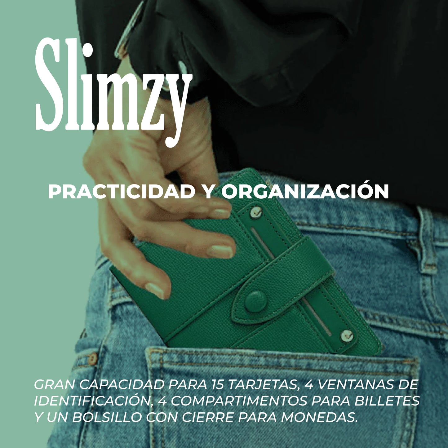 Slimzy™ - Billetera ultra compacta