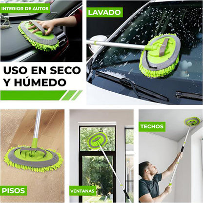 SmoothGlide™ - Cepillo de limpieza de microfibra