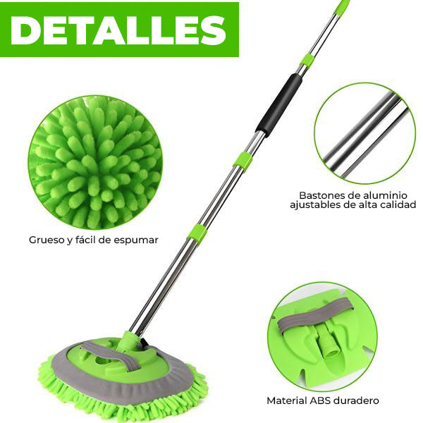 SmoothGlide™ - Cepillo de limpieza de microfibra