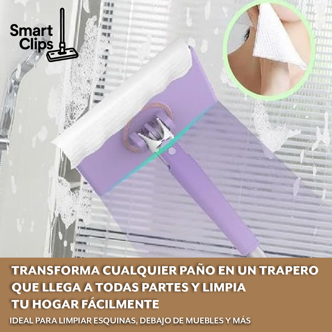 SmartClips™ – Convierte cualquier paño en tu mejor aliado de limpieza