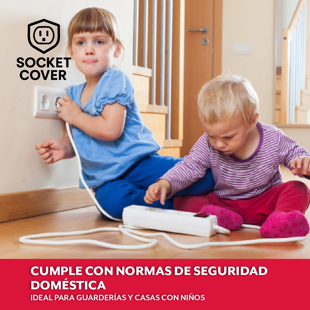 Socket Cover™ – Seguridad infantil para enchufes en casa