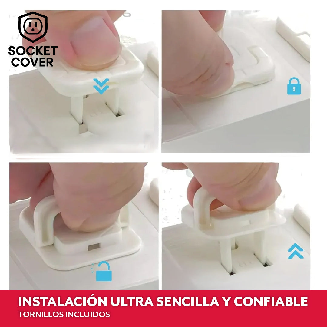 Socket Cover™ – Seguridad infantil para enchufes en casa
