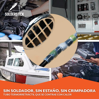 SolderStick™ – Conectores auto‑soldantes y herméticos