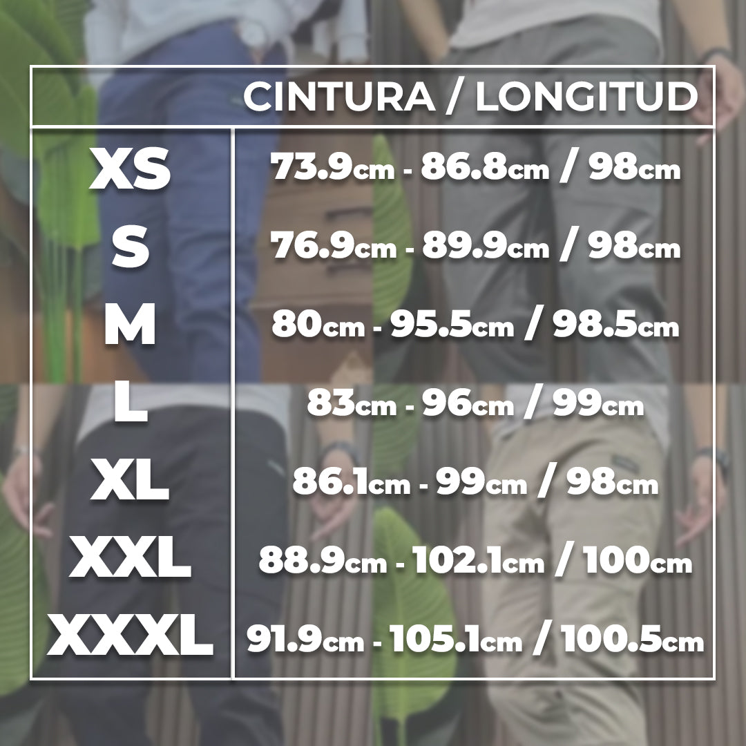 CargoOn™ - Pantalon amplio de multiples bolsillos