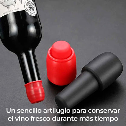 VineGuard™ - Tapones de silicona para botellas de vino