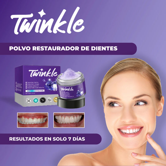 Twinkle™- Polvo restaurador de dientes