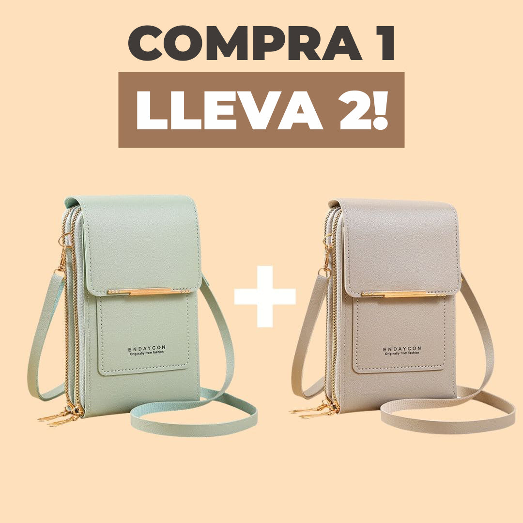 TouchStyle™ - Cartera de cuero todo en uno