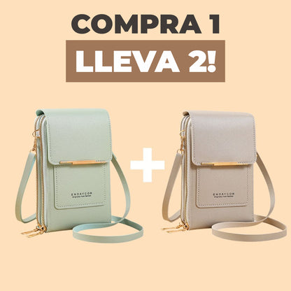 TouchStyle™ - Cartera de cuero todo en uno