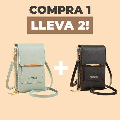 TouchStyle™ - Cartera de cuero todo en uno