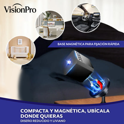 VisionPro™ – Cámara mini Wi‑Fi de fácil instalación