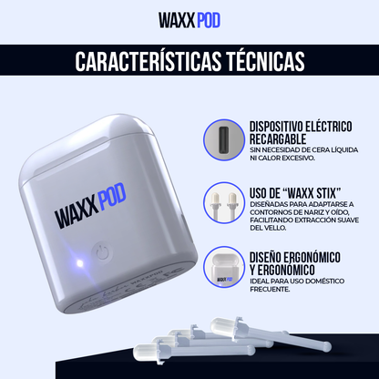 Waxx Pod - Depilación segura, rápida y sin dolor. Waxx Pod™ lo hace fácil.