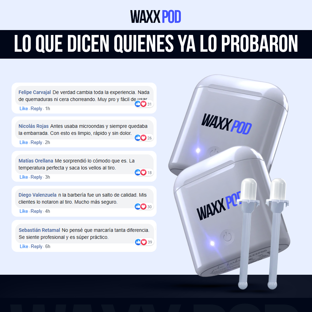 Waxx Pod - Depilación segura, rápida y sin dolor. Waxx Pod™ lo hace fácil.