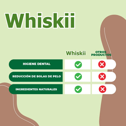 Whiskii™ - Palillos limpiadores de dientes para gatos