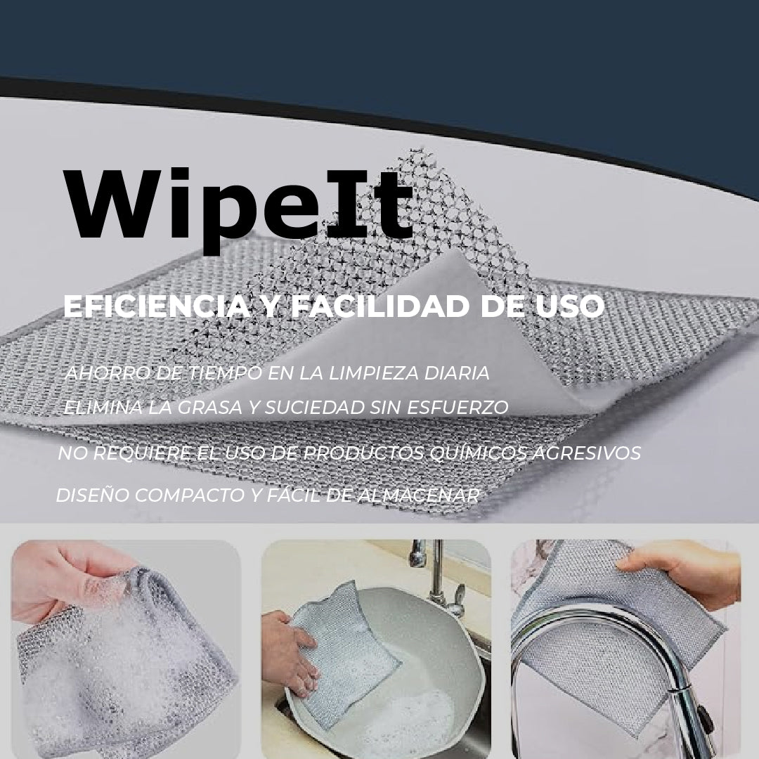 WipeIt™ - Paños anti grasa