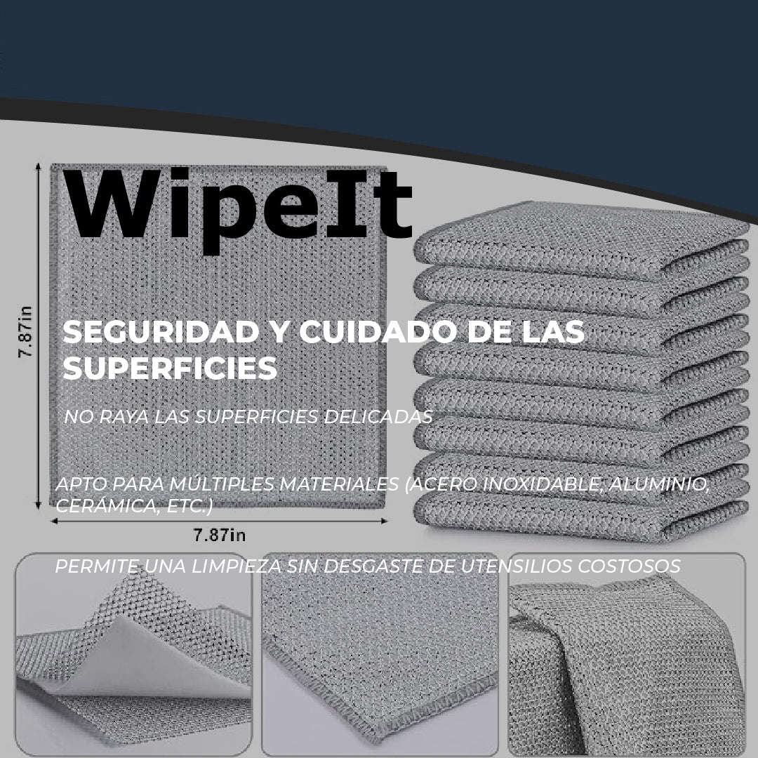 WipeIt™ - Paños anti grasa
