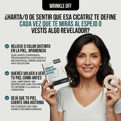 Wrinkle Off™ - Dormir, y despertar con menos arrugas.