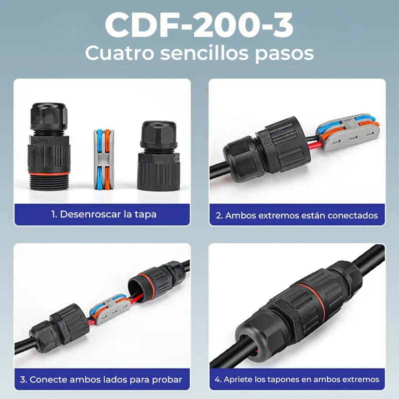 AquaLink™ - Conectores de cables impermeables para exterior