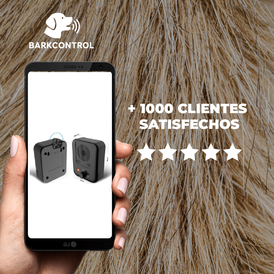 BarkControl™- Controla los Ladridos de Forma Segura
