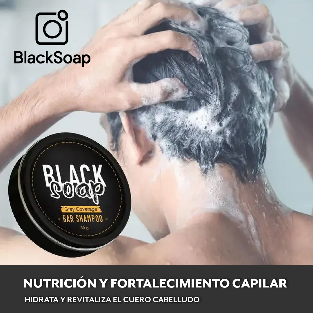 BlackSoap™ - Jabón natural que restaura el color de tu cabello.