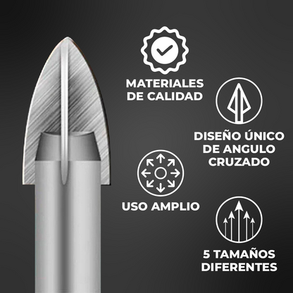 Broke™ - Brocas triangulares con vástago hexagonal de aleación