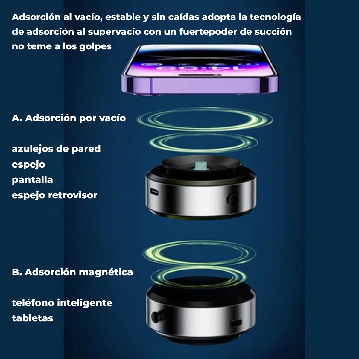 UltraHold™ - Soporte inteligente para teléfonos