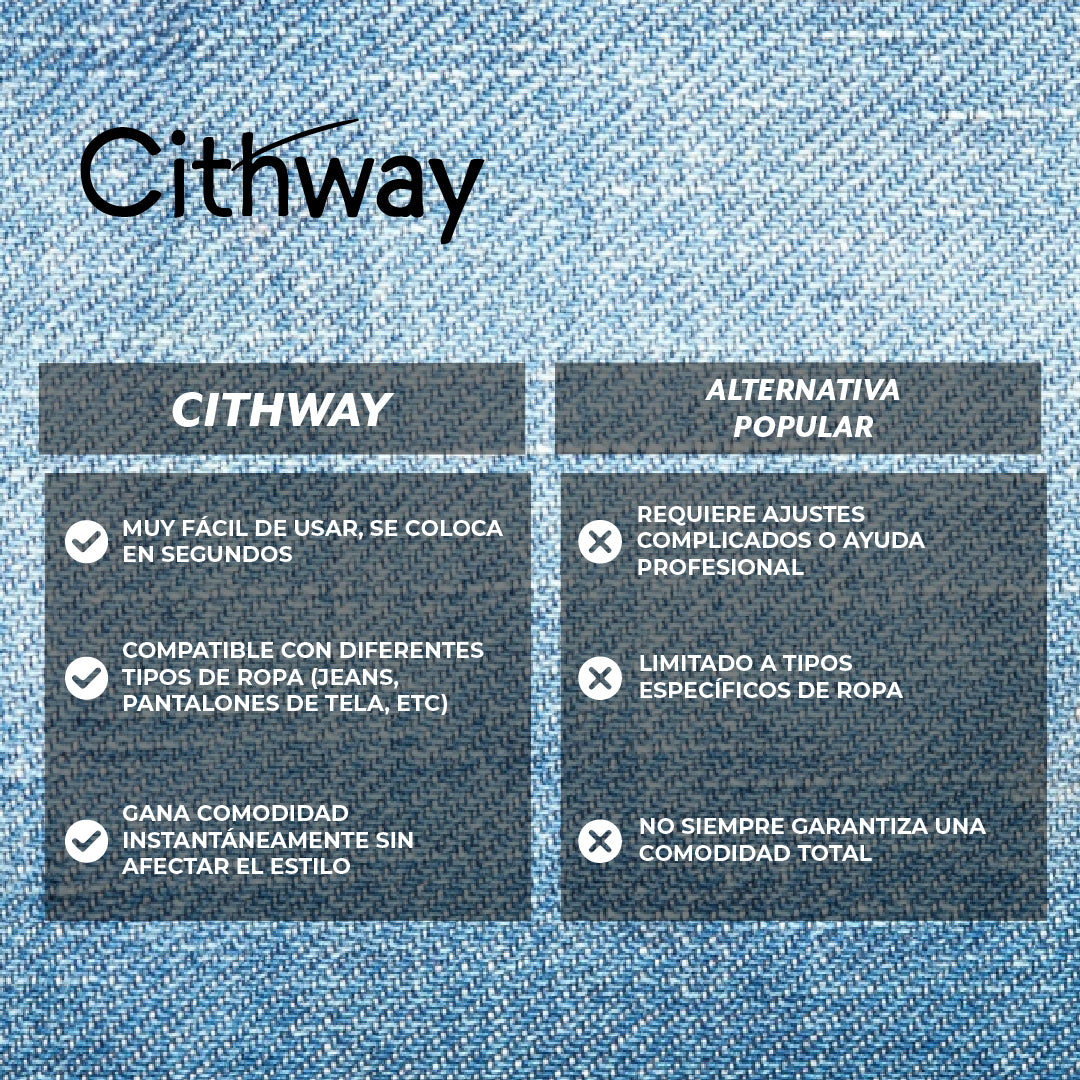 Cithway™ - Ajusta tus pantalones al instante para mayor comodidad