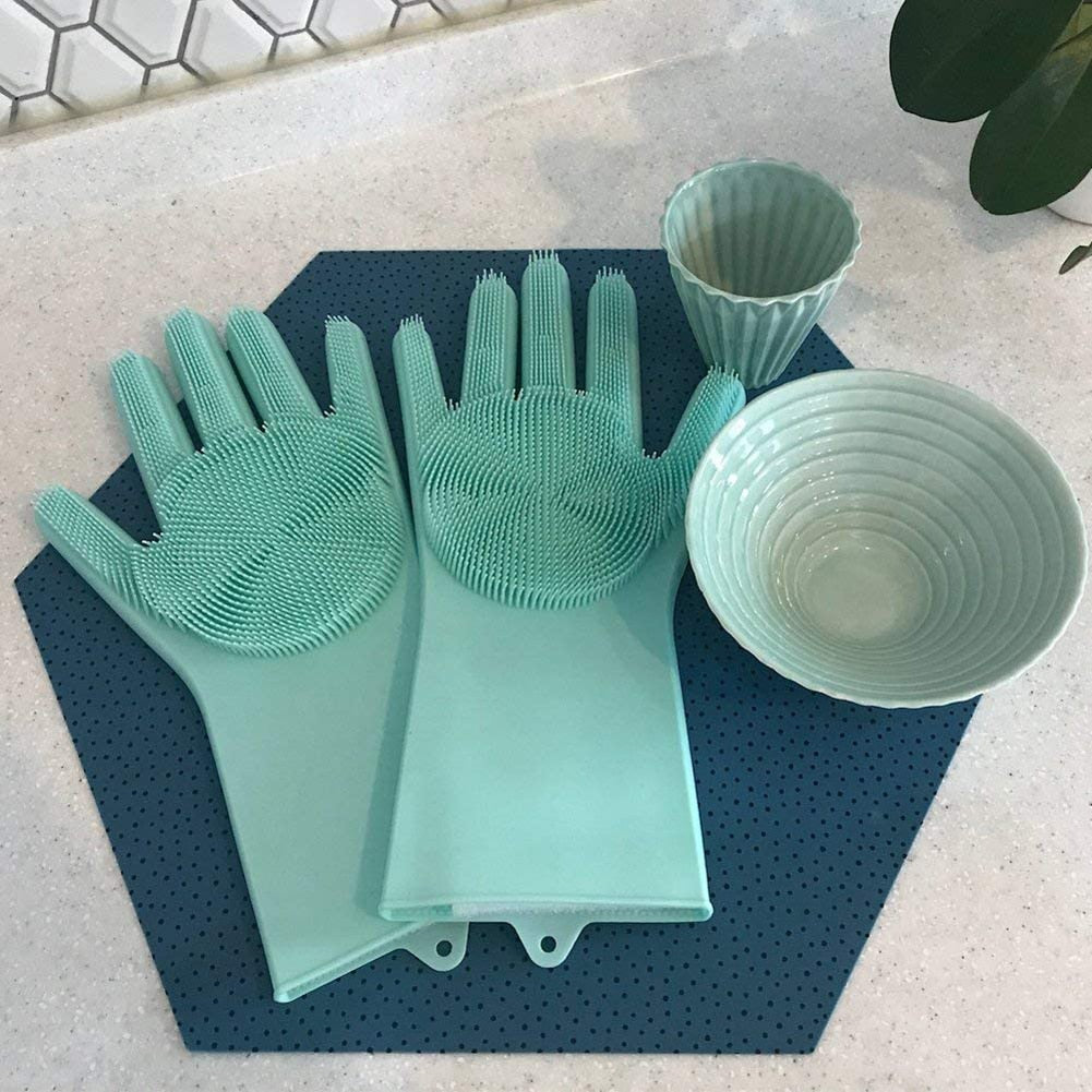 WashinGloves™ - guantes de goma de silicona para limpieza de lavavajillas