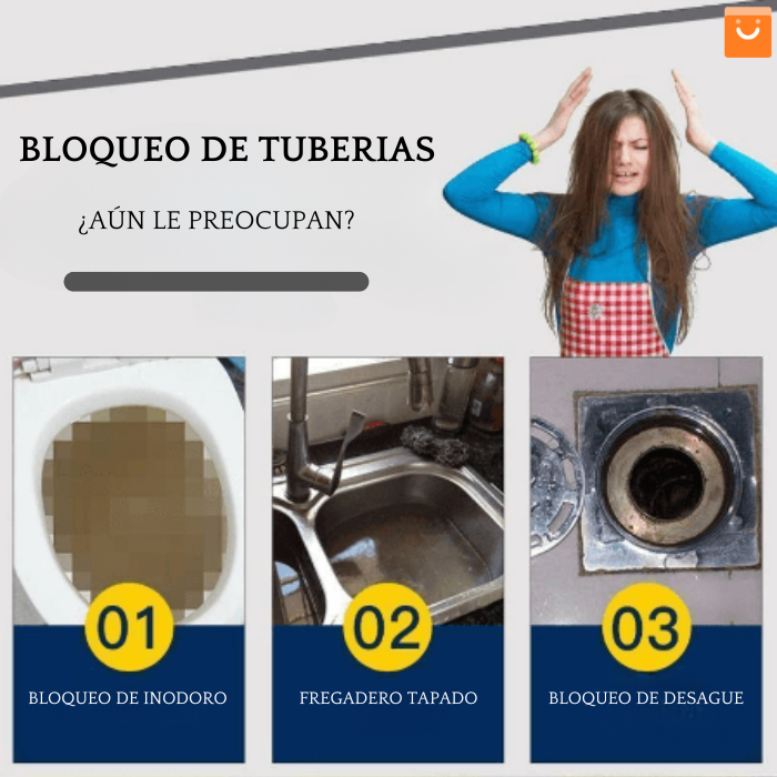 WildTornado™ - Potente limpiador de fregadores y desagües