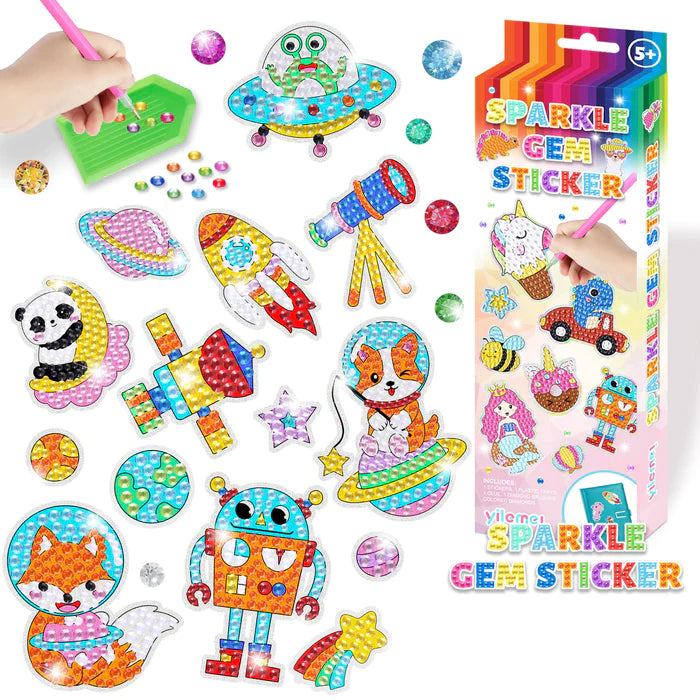 DiamondFun™ - JUEGO DE STICKERS DE DIAMANTES PARA NIÑOS