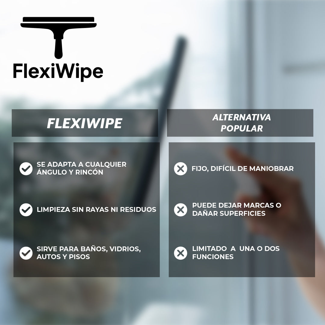 FlexiWipe™ – Limpieza total sin esfuerzo