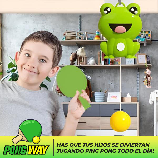 PongWay™ - Entrenador para niños de ping pong