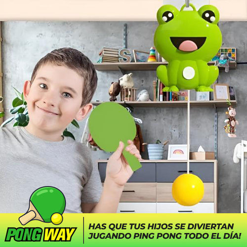 PongWay™ - Entrenador para niños de ping pong