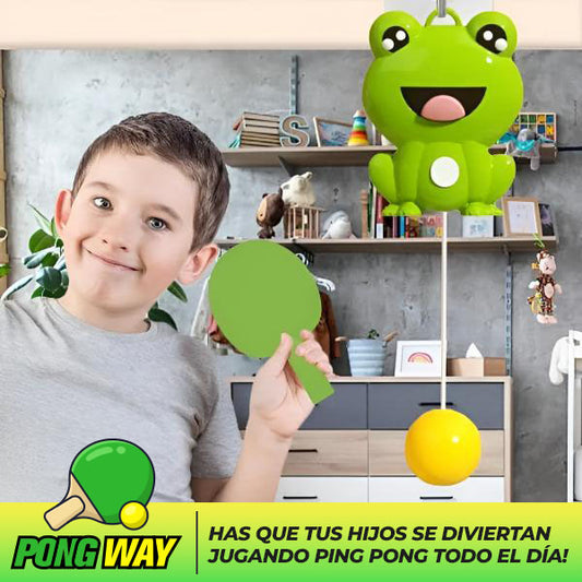 PongWay™ - Entrenador infantil de ping pong