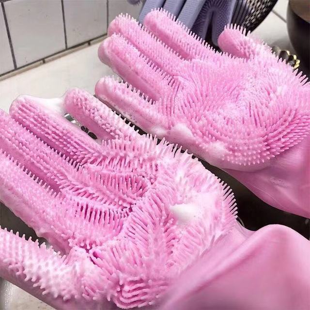 WashinGloves™ - guantes de goma de silicona para limpieza de lavavajillas