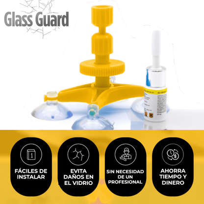 GlassGuard™ - Reparador de fracturas de vidrio