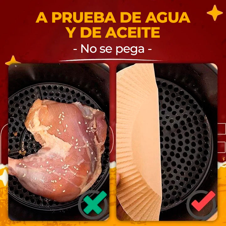 CleanCrisp™ - Moldes de papel para freidoras de aire