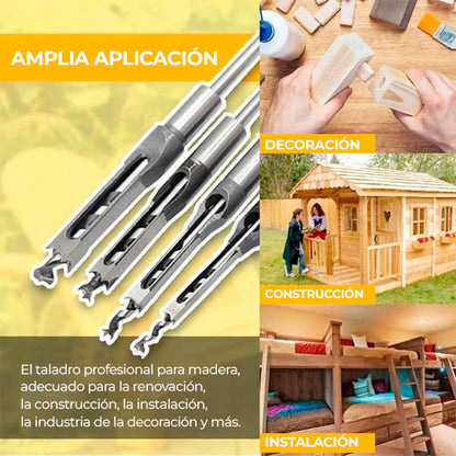 TitanSquare™ - Brocas de acero para orificios cuadrados