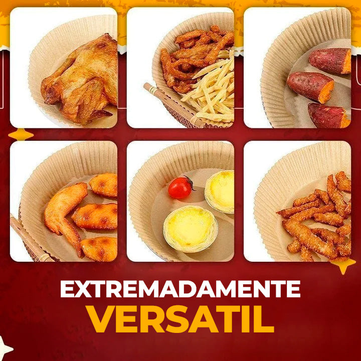 CleanCrisp™ - Moldes de papel para freidoras de aire
